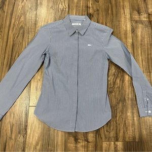 women's Lacoste button down dress shirt size 36 small